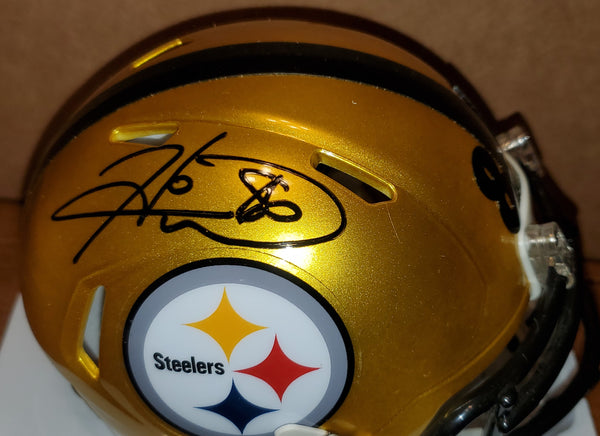 Pittsburgh Steelers Hines Ward Autographed Flash Speed Mini Helmet (BAS)