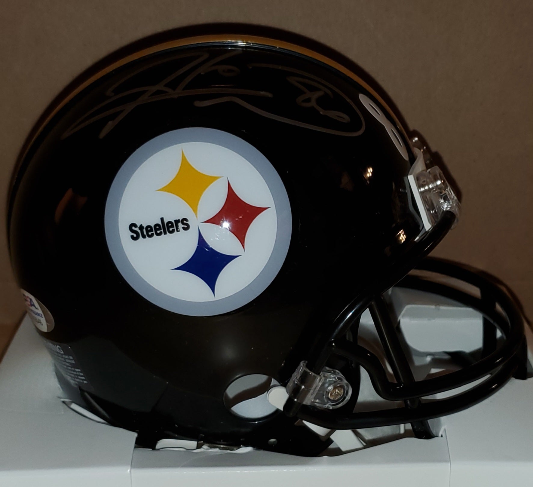 Pittsburgh Steelers Hines Ward Autographed Mini Helmet (PSA/DNA) – Muncy's  Memorabilia