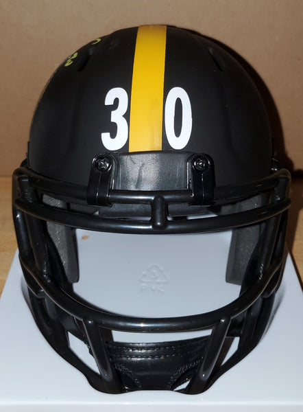 Pittsburgh Steelers James Conner Autographed Eclipse Speed Mini Helmet (Fanatics)