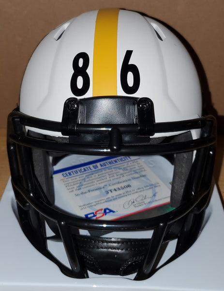 Pittsburgh Steelers Autographed Hines Ward Lunar Eclipse Speed Mini Helmet (PSA)