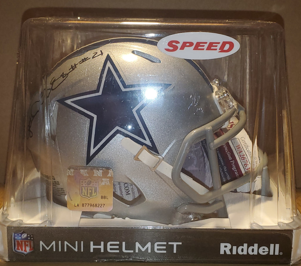 Ezekiel Elliott Dallas Cowboys Autographed Riddell Flash Speed Mini Helmet