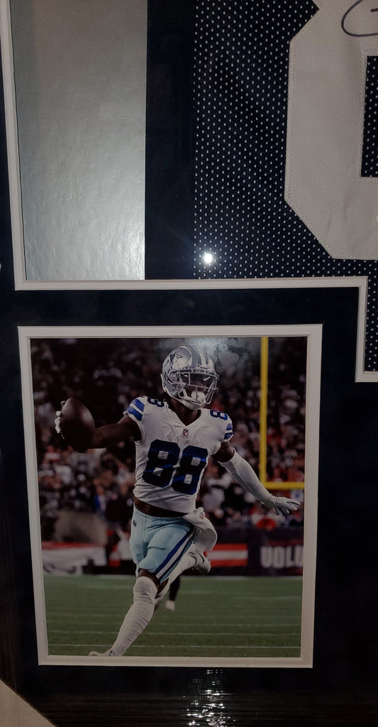 : Ceedee Lamb Dallas Cowboys Signed Autograph Custom Jersey Blue  JSA Certified : ספורט ופעילות בחיק הטבע