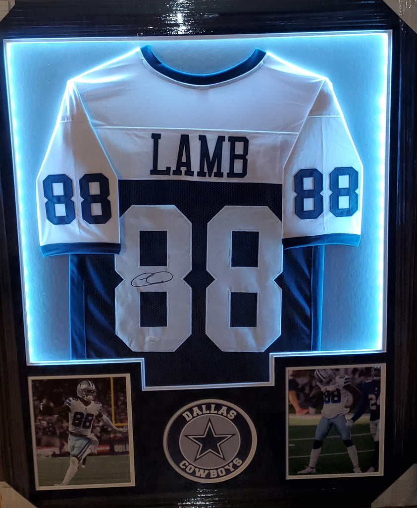 CeeDee Lamb Dallas Cowboys Autographed SM Deluxe Framed