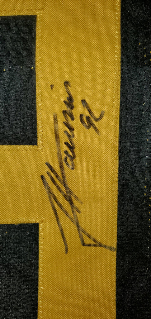 James Harrison Autographed Custom Color Rush Jersey JSA