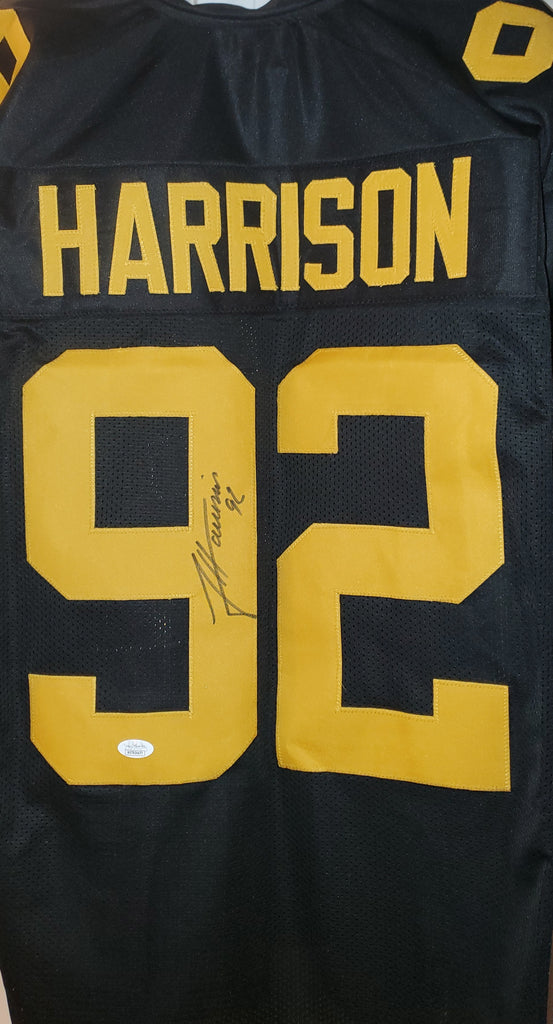 James Harrison Autographed Custom Color Rush Jersey (JSA