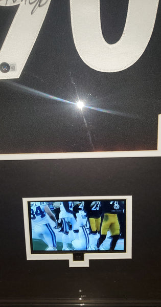 Pittsburgh Steelers Video/LED Framed Autographed T.J. Watt Authentic Nike Limited Jersey (BAS)