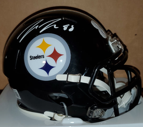 Pittsburgh Steelers Pat Freiermuth Autographed Speed Mini Helmet (BAS)