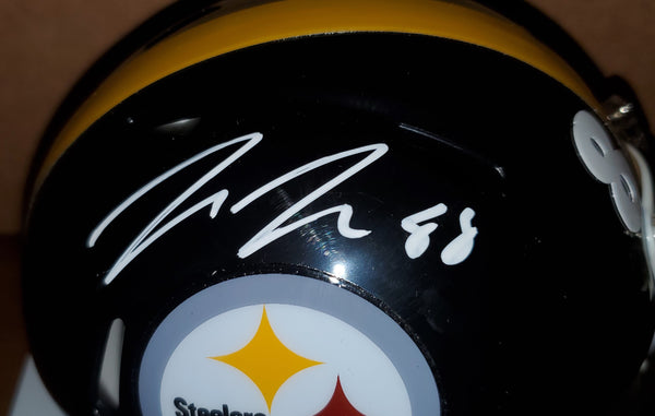 Pittsburgh Steelers Pat Freiermuth Autographed Speed Mini Helmet (BAS)