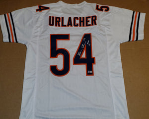 Brian Urlacher Autographed Custom Jersey with HOF 18 inscription (BAS)