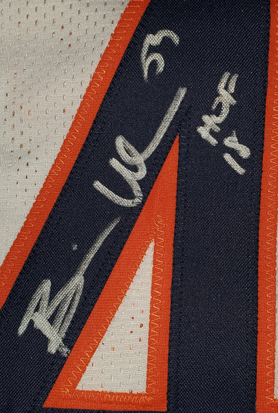 Brian Urlacher Autographed Custom Jersey with HOF 18 inscription (BAS)