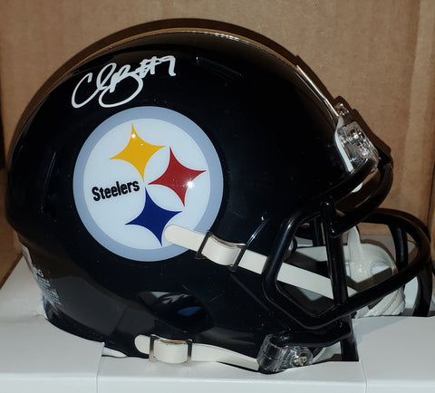 Pittsburgh Steelers Chris Boswell Autographed Speed Mini Helmet (BAS)