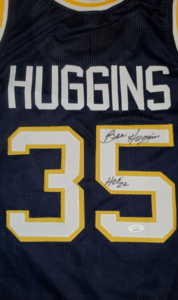 Bob Huggins Autographed West Virginia Custom Jersey with HOF 22 Inscription (JSA)