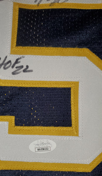 Bob Huggins Autographed West Virginia Custom Jersey with HOF 22 Inscription (JSA)