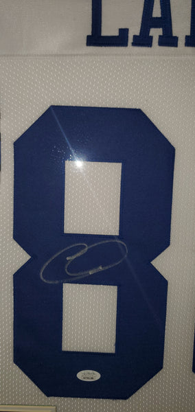 Dallas Cowboys Ceedee Lamb Framed Autographed Custom Jersey with Holographic Mat (JSA).