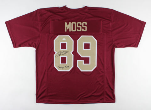 Santana Moss Custom Jersey with Cowboy Killa Inscription (JSA)