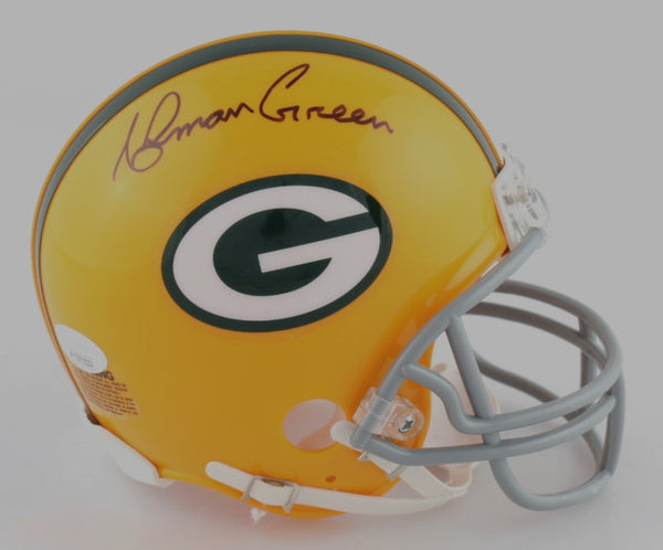 Green Bay Packers Ahman Green Autographed Mini Helmet (JSA)