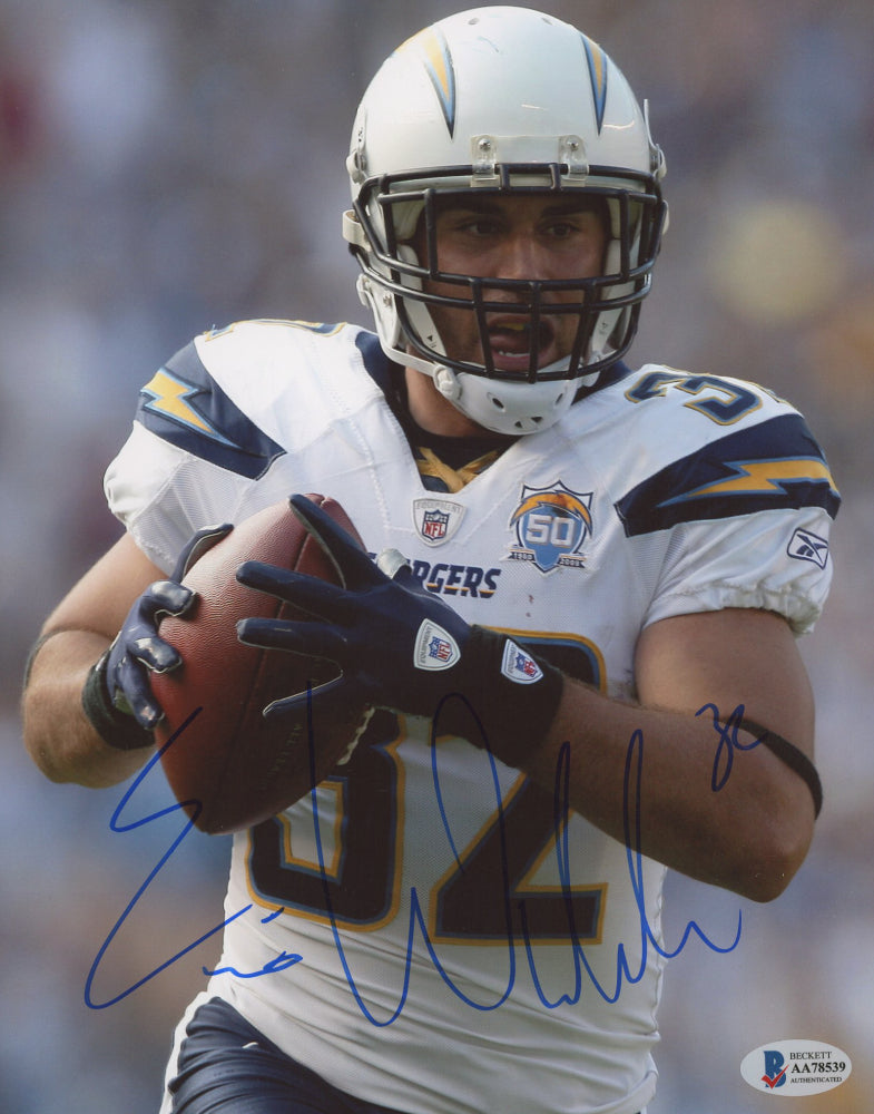 San Diego Chargers Eric Weddle Autographed 8x10 Photo (BAS)