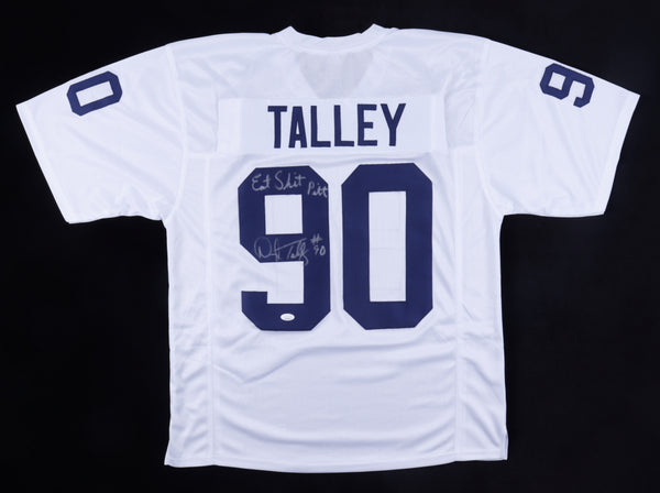 Darryl Talley Autographed Jersey with Eat S*** Pitt Inscription (JSA)