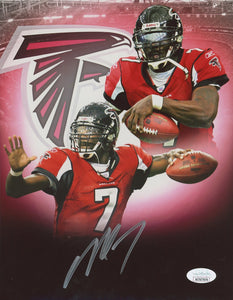 Framed Atlanta Falcons Michael Vick Autographed Signed Jersey Jsa